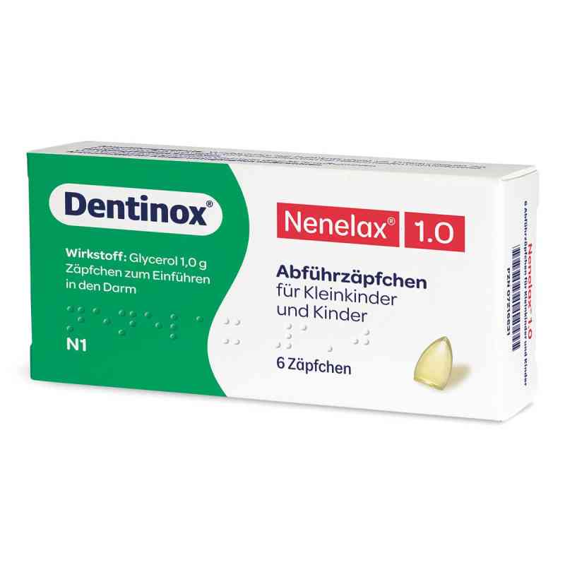 Nene Lax 1.0 czopki glicerolowe dla dzieci 6 szt. od Dentinox Gesellschaft für pharmazeutische Präparat PZN 07216631