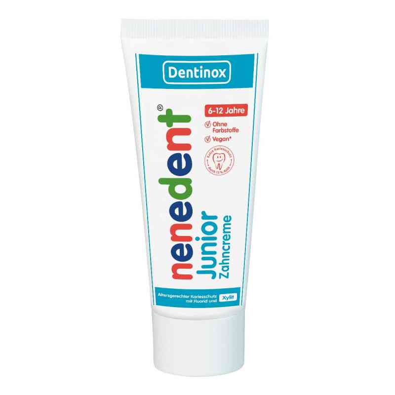 Nenedent Junior pasta do zębów 6-12 lat 75 ml od Dentinox Gesellschaft für pharmazeutische Präparat PZN 10311600
