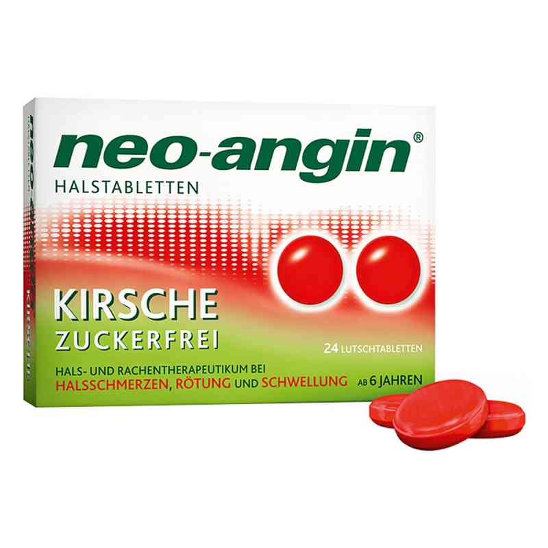 Neo-Angin tabletki na gardłon Kirsche 24 szt. od MCM KLOSTERFRAU Vertr. GmbH PZN 08997145