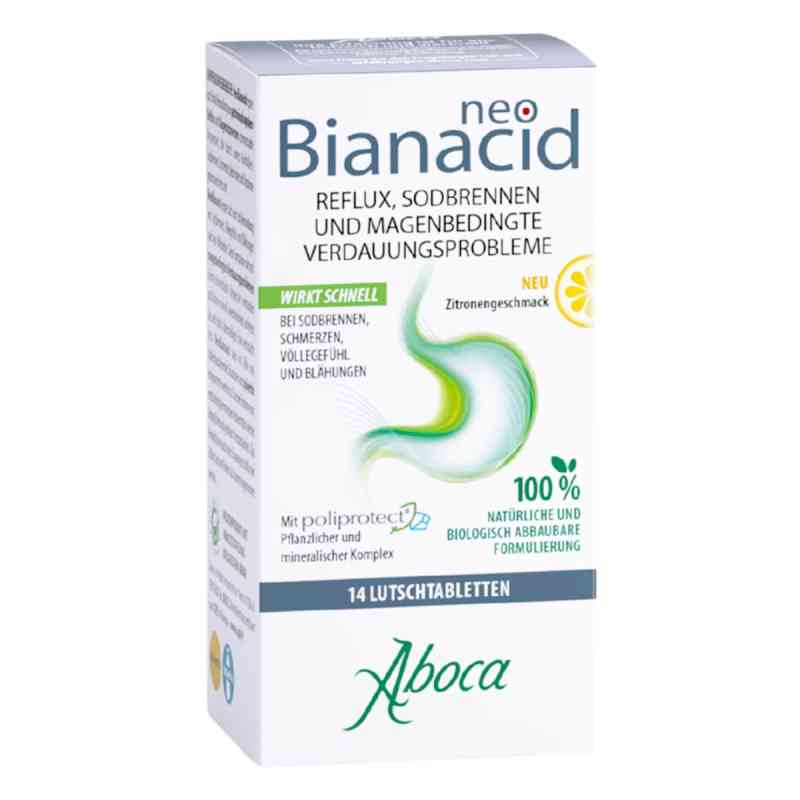 Neo Bianacid Lutschtabletten Zitronengeschmack 14 szt. od ABOCA S.P.A. SOCIETA' AGRICOLA PZN 18758714