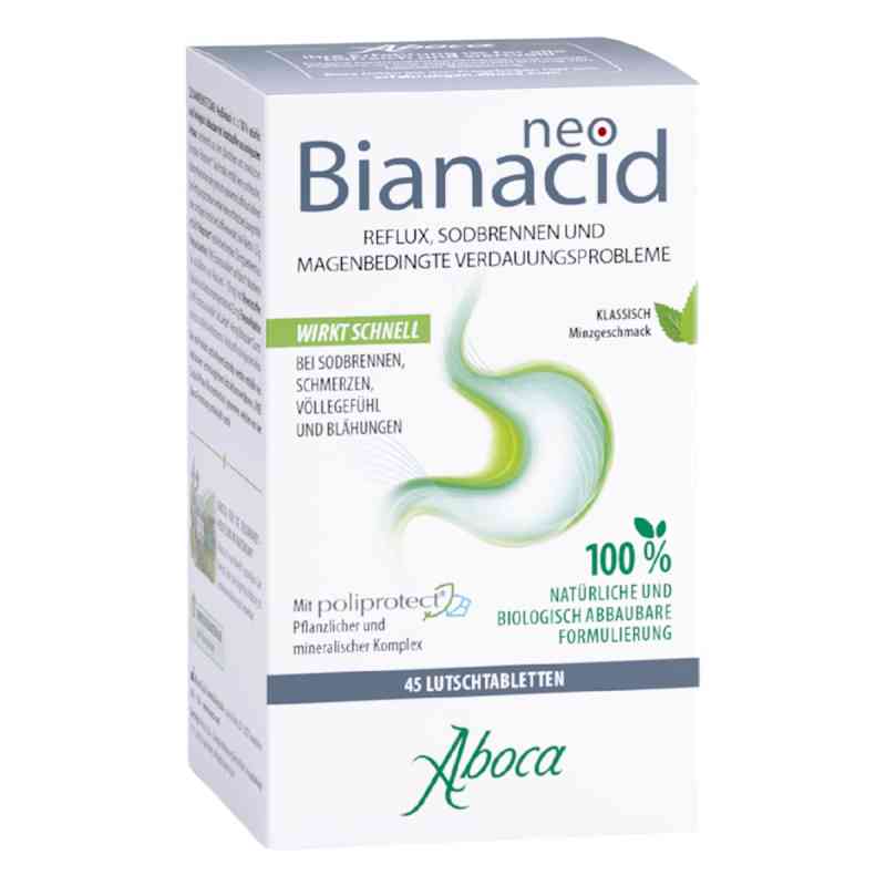 NeoBianacid tabletki do ssania o smaku mięty przy zgadze 45 szt. od ABOCA S.P.A. SOCIETA' AGRICOLA PZN 11173206