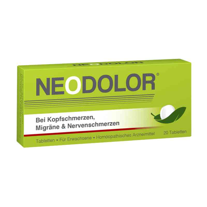 Neodolor tabletki 20 szt. od PharmaSGP GmbH PZN 12350515