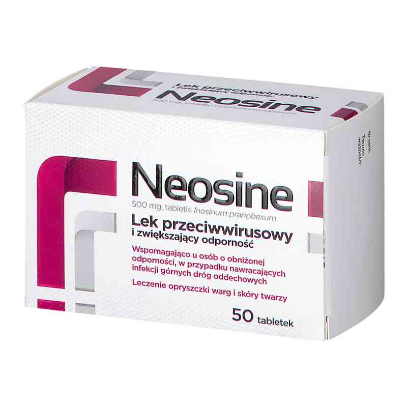 Neosine 500 mg tabletki 50  od AFLOFARM FARMACJA POLSKA SP. Z O.O. PZN 08300436