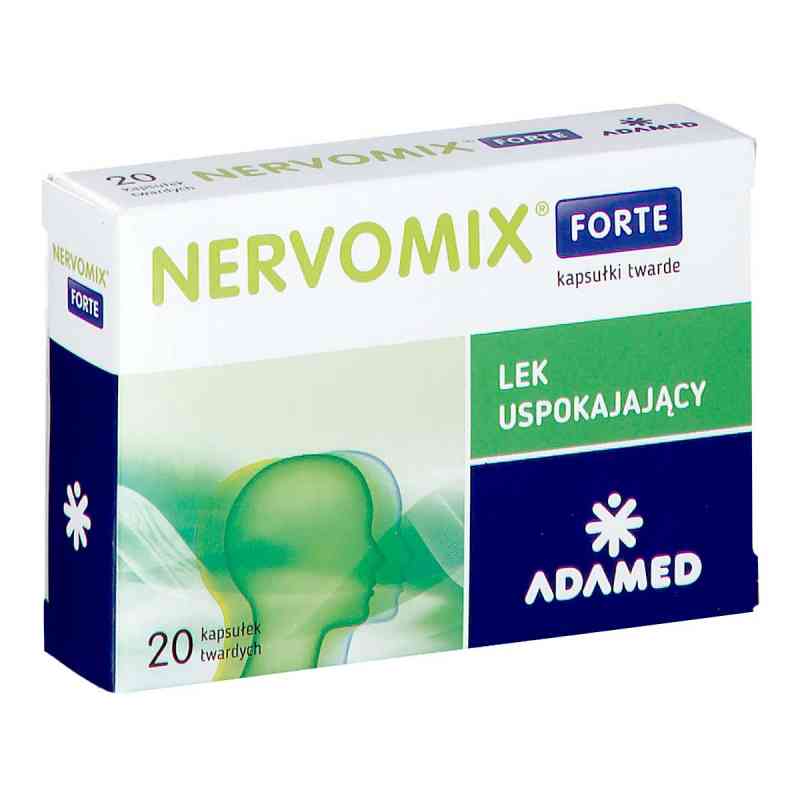Nervomix Forte kapsułki 20  od PABIANICKIE ZAKŁ.FARM. POLFA S.A. PZN 08302503