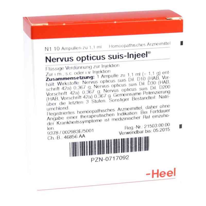 Nervus Opticus suis Injeel ampułki 10 szt. od Biologische Heilmittel Heel GmbH PZN 00717092