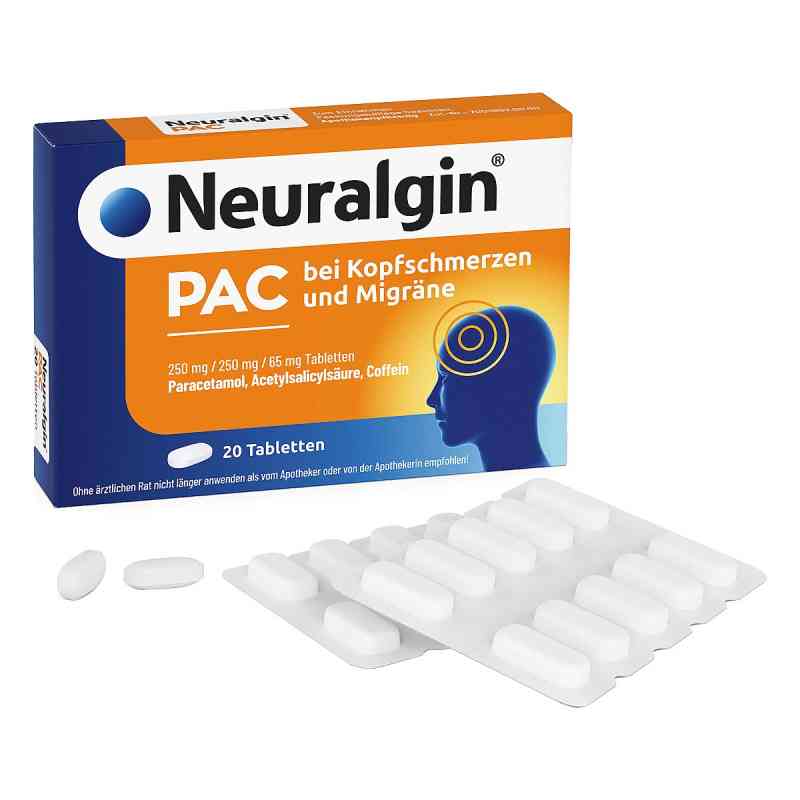 Neuralgin PAC tabletki na bóle głowy i migrenę 20 szt. od Dr. Pfleger Arzneimittel GmbH PZN 18373753