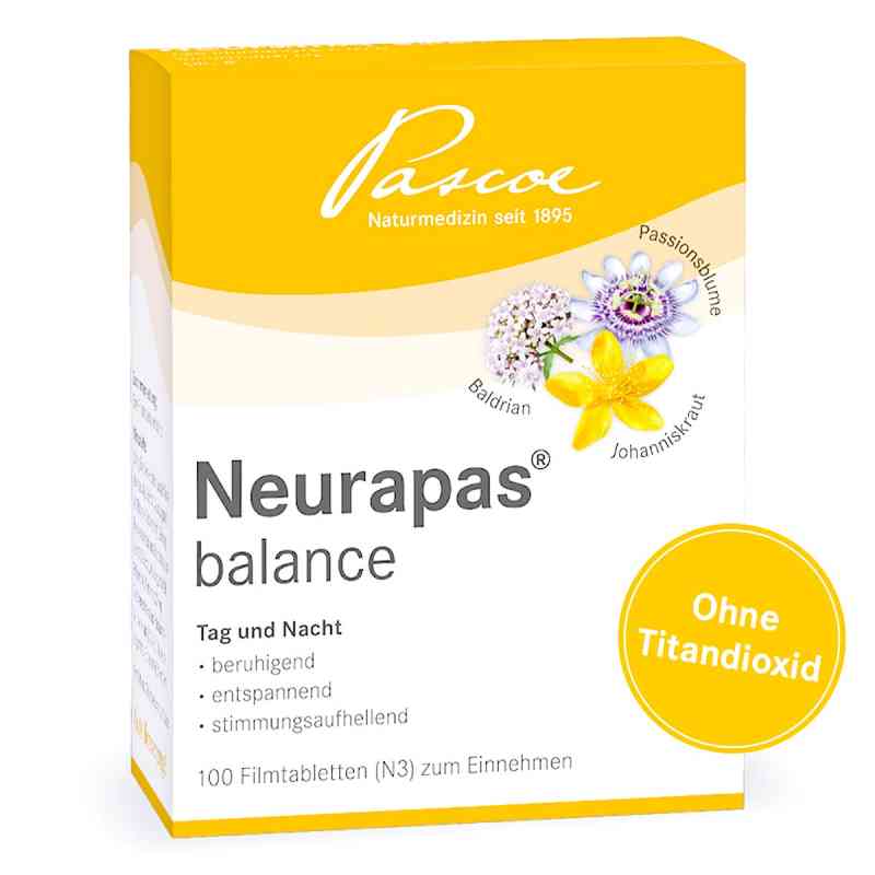 NEURAPAS balance, tabletki powlekane 100 szt. od Pascoe pharmazeutische Präparate PZN 01498143