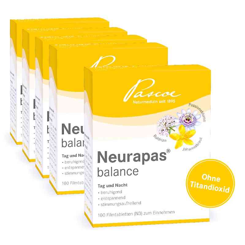 Neurapas Balance tabletki powlekane 5X100 szt. od Pascoe pharmazeutische Präparate GmbH PZN 01852449