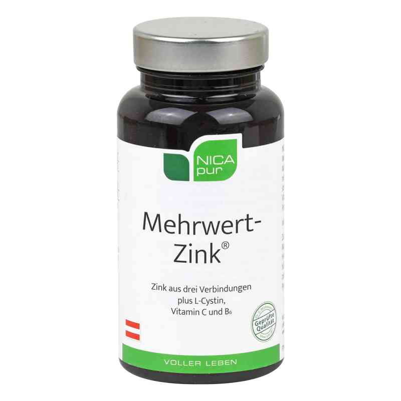 Nicapur Mehrwert-cynk kapsułki 60 szt. od NICApur Micronutrition GmbH PZN 12412185
