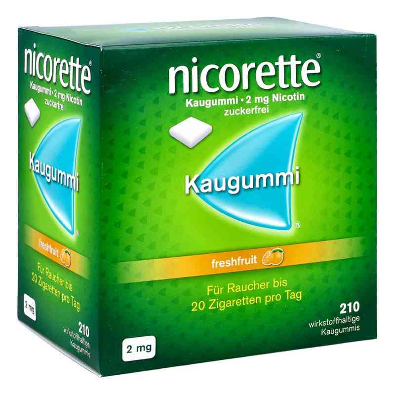 Nicorette 2 Mg Freshfruit Kaugummi 210 szt. od Johnson & Johnson GmbH (OTC) PZN 17594104