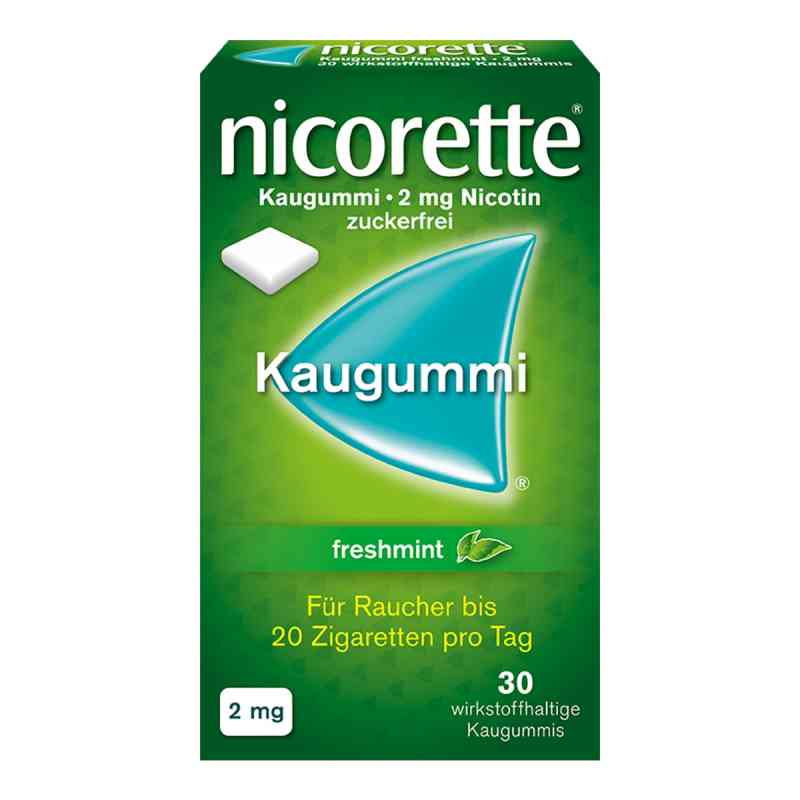 Nicorette 2 mg Freshmint Kaugummi 30 szt. od Kenvue Germany GmbH (OTC) PZN 03643419