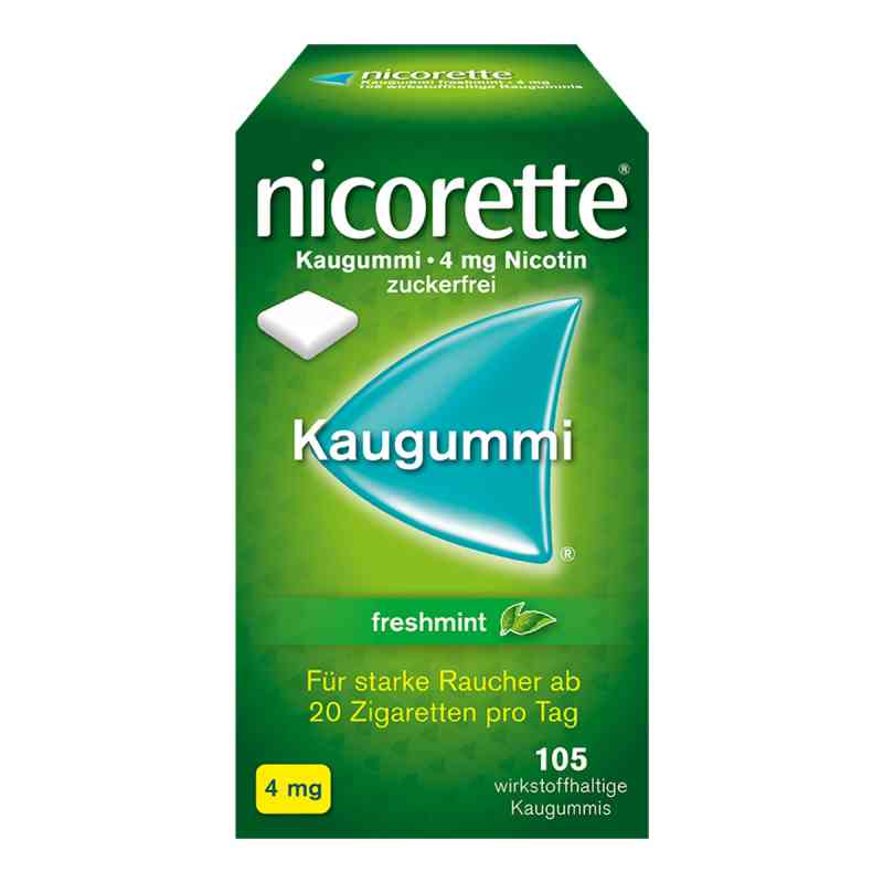 Nicorette 4 mg Freshmint Kaugummi 105 szt. od Johnson & Johnson GmbH (OTC) PZN 03643454