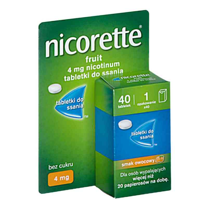 Nicorette Fruit tabletki 40  od MCNEIL AB PZN 08305157