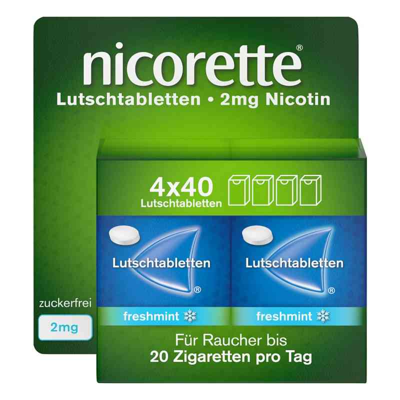 nicorette® tabletki do ssania 2 mg freshmint  160 szt. od Kenvue Germany GmbH (OTC) PZN 19252253