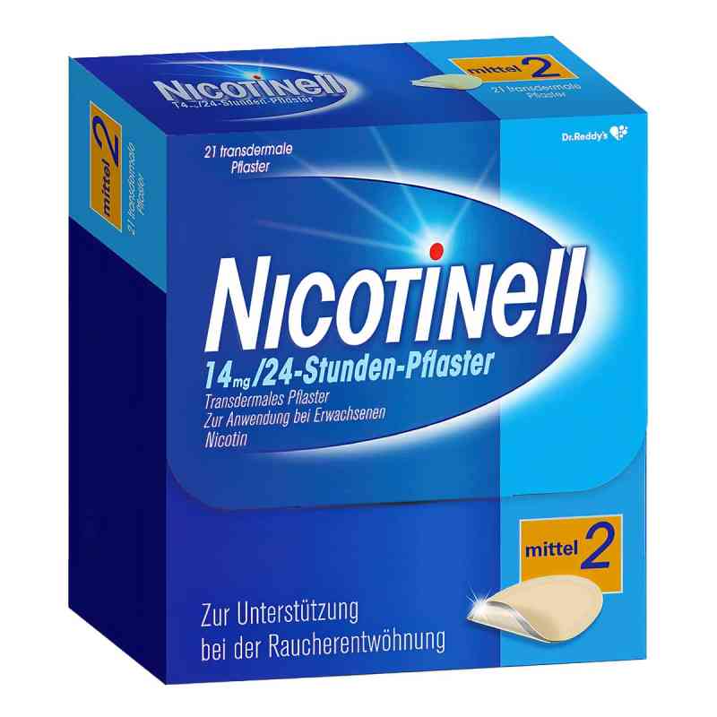 Nicotinell 14 mg plastry 24-godzinne 21 szt. od Cooper Consumer Health Deutschland GmbH PZN 00110071