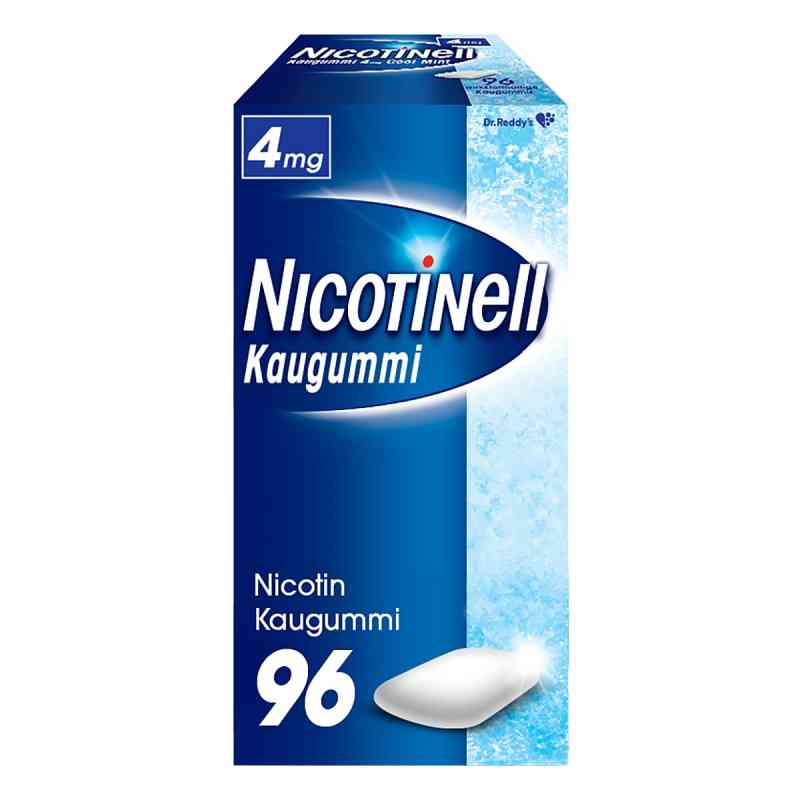 Nicotinell guma do żucia 4 mg Cool Mint (o smaku mięty) 96 szt. od Cooper Consumer Health Deutschland GmbH PZN 06580375