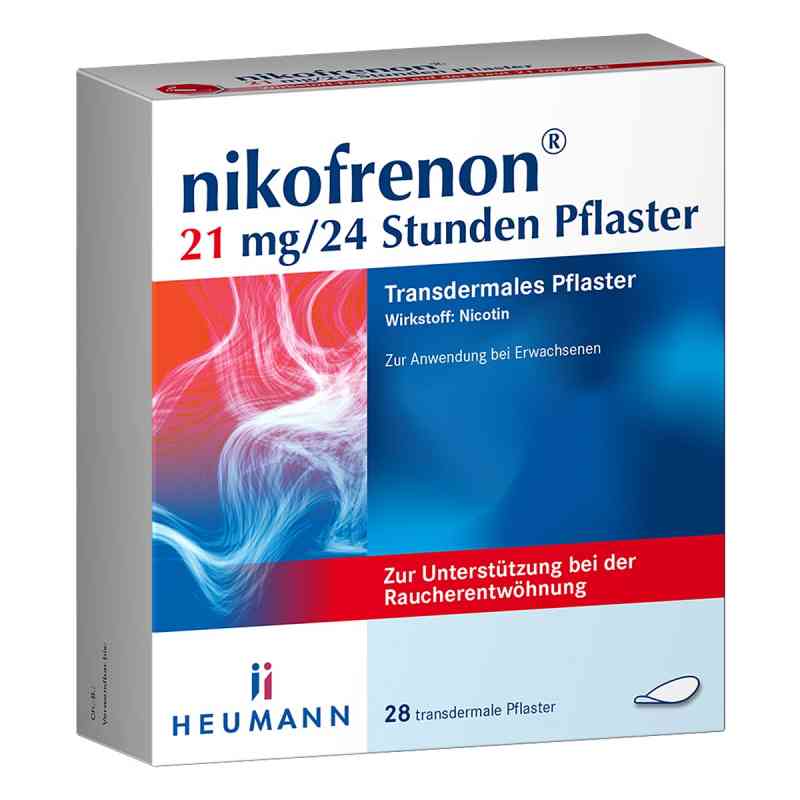 Nikofrenon 21 mg, plaster 24‑godzinny 28 szt. od HEUMANN PHARMA GmbH & Co. Generica KG PZN 15993283