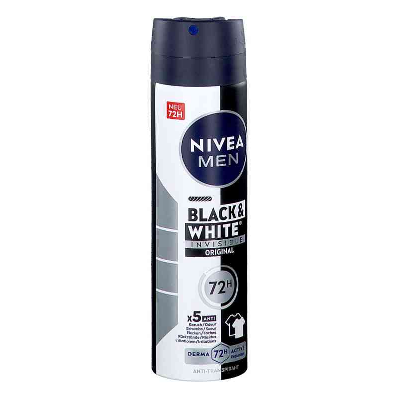 Nivea Men Deo Spray invisible black & white power 150 ml od Beiersdorf AG/GB Deutschland Vertrieb PZN 11325981
