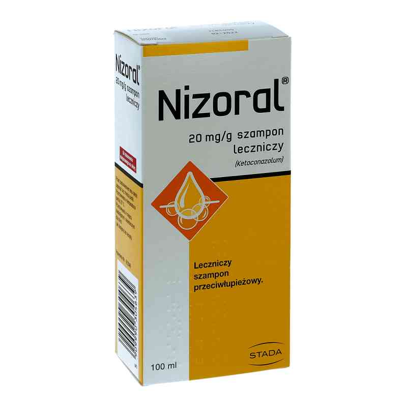 Nizoral szampon przeciwłupieżowy 20 mg/g 100 ml od JANSSEN PHARMACEUTICA N.V. PZN 08300121