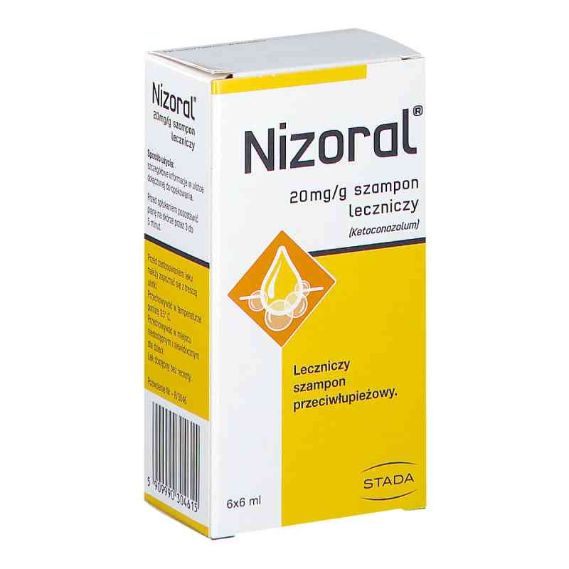 Nizoral szampon saszetki 6  od JANSSEN PHARMACEUTICA N.V. PZN 08301326