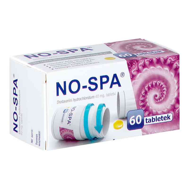 No-Spa 60  od SANOFI AVENTIS SP. Z O.O. ODDZIAŁ W RZESZOWIE Z.P. PZN 08302556