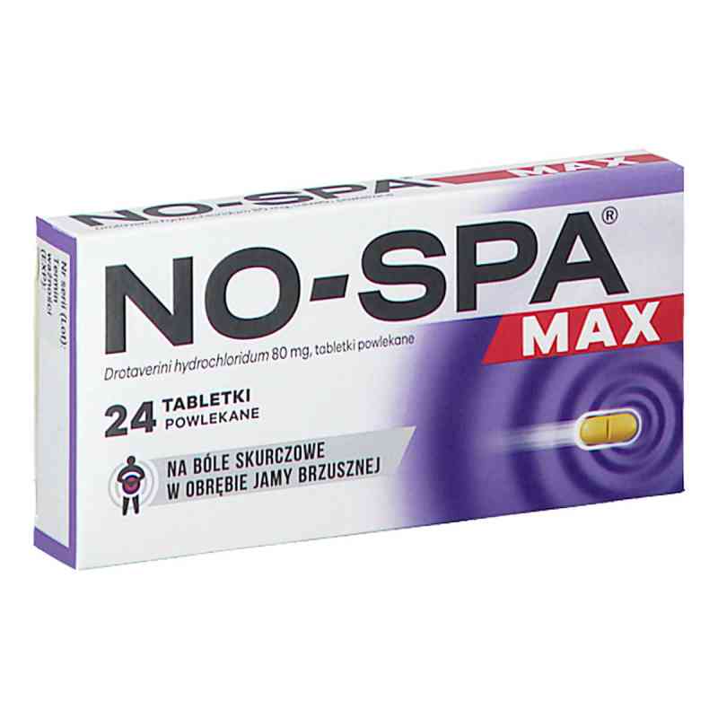No-Spa MAX tabletki 24  od OPELLA HEALTHCARE POLAND SP. Z O.O. PZN 08305075