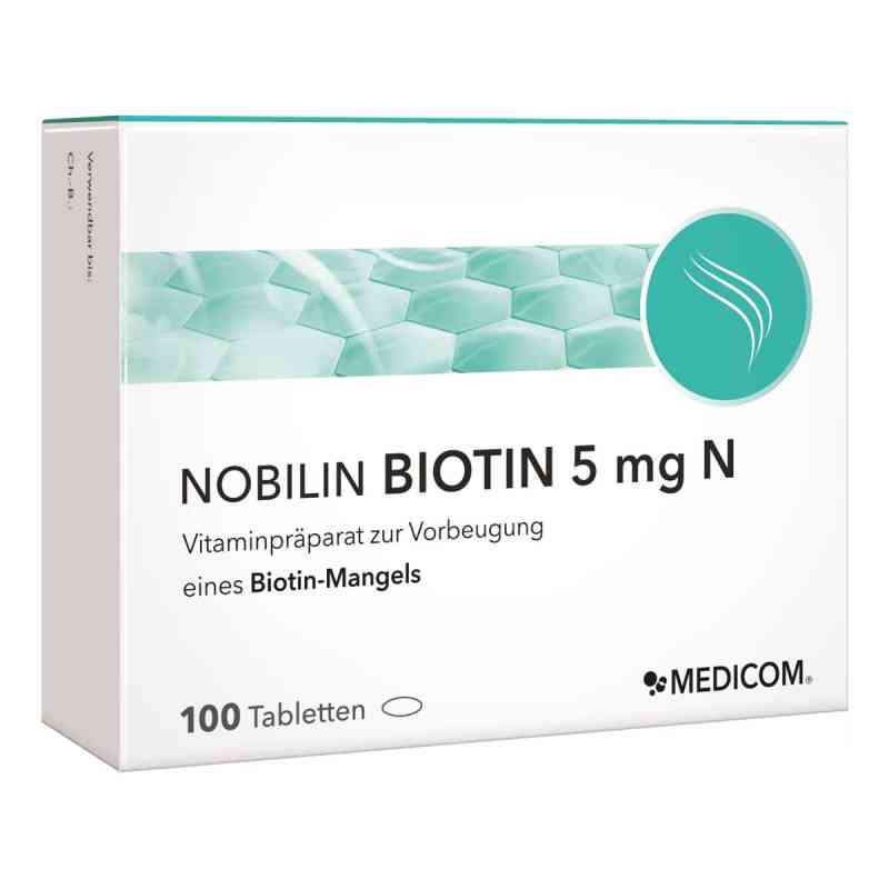 Nobilin Biotin 5 mg N tabletki 100 szt. od Medicom Pharma GmbH PZN 05541640