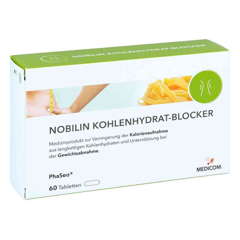 Nobilin Kohlenhydrat Blocker tabletki 60 szt. od Medicom Pharma GmbH PZN 01647181