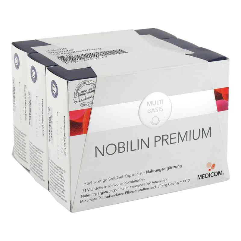 Nobilin Premium Kombipackung kapsułki 3X60 szt. od Medicom Pharma GmbH PZN 02163829