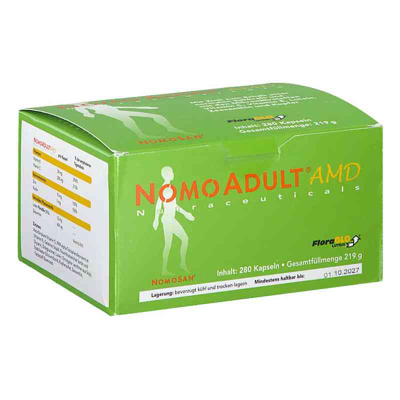 Nomoadult Amd kapsułki 280 szt. od Nomosan Innovations UG (haftungsbeschränkt) PZN 01087167