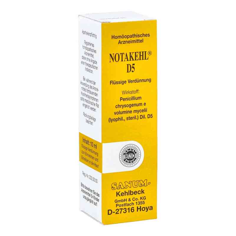 Notakehl D 5 krople  10 ml od SANUM-KEHLBECK GmbH & Co. KG PZN 03207115