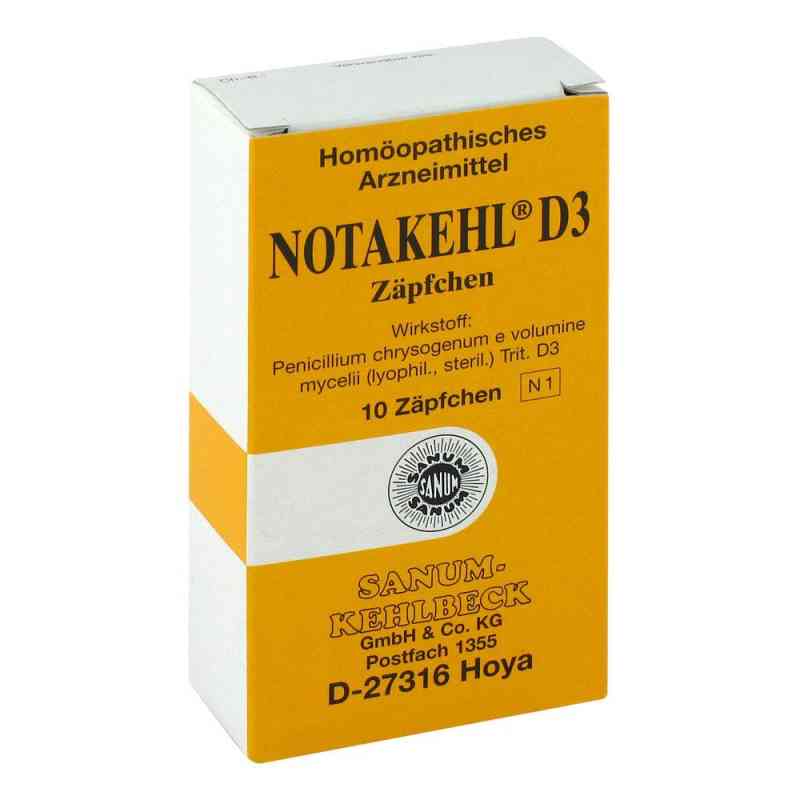Notakehl D3 w czopkach 10 szt. od SANUM-KEHLBECK GmbH & Co. KG PZN 03207150