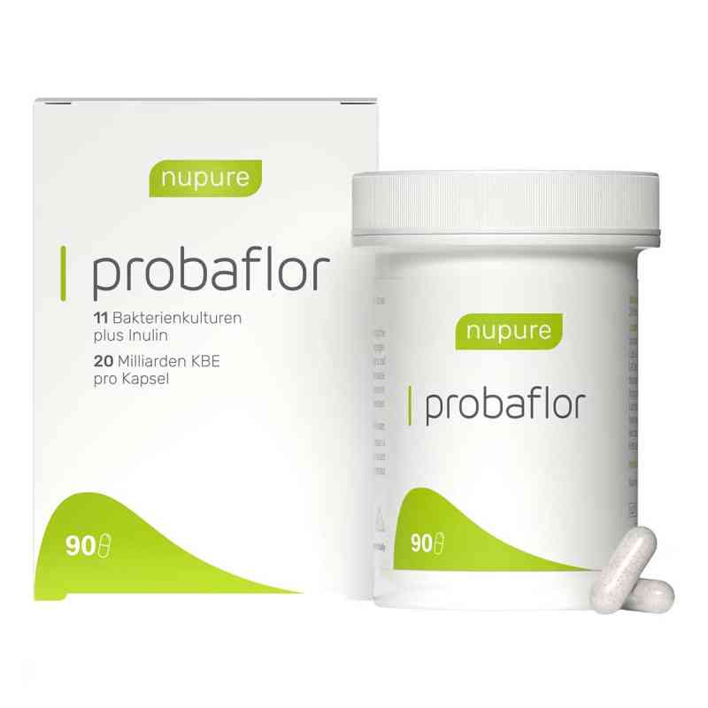 Nupure probaflor Probiotikum magensaftresistent kapsułki 90 szt. od AixSwiss B.V. PZN 15399835