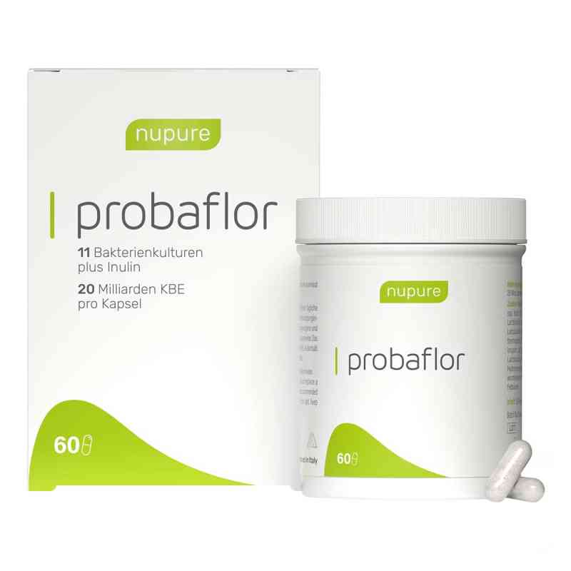 Nupure probaflor Probiotyk odporny na sok żołądkowy kapsułki 60 szt. od AixSwiss B.V. PZN 15399806