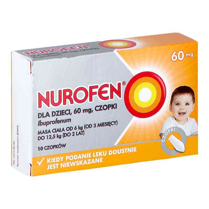 Nurofen dla dzieci czopki 10  od FAMAR SA PZN 08302725