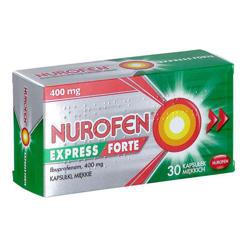 Nurofen Express Forte kapsułki 30  od RECKITT BANCKISER HEALTH CARE INTERNATIONAL PZN 08301278