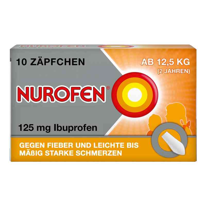 Nurofen Junior 125 mg czopki 10 szt. od Reckitt Benckiser Deutschland Gm PZN 04660785