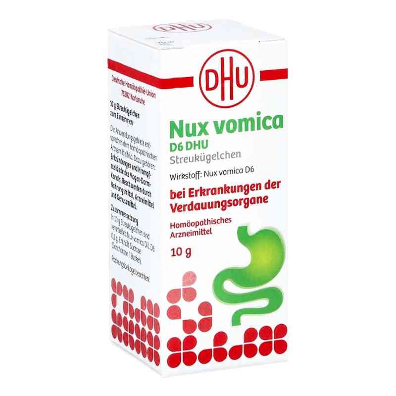 Nux Vomica D6 DHU globuli — przy schorzeniach układu pokarmowego 10 g od DHU-Arzneimittel GmbH & Co. KG PZN 13699929