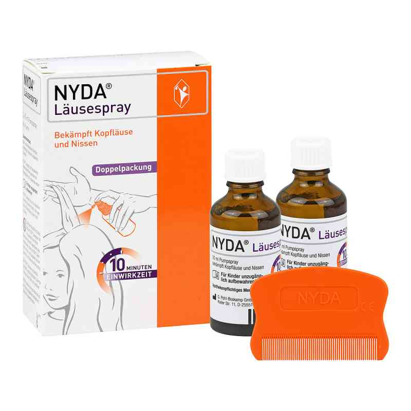 Nyda Läusespray 2X50 ml od G. Pohl-Boskamp GmbH & Co. KG PZN 15995359
