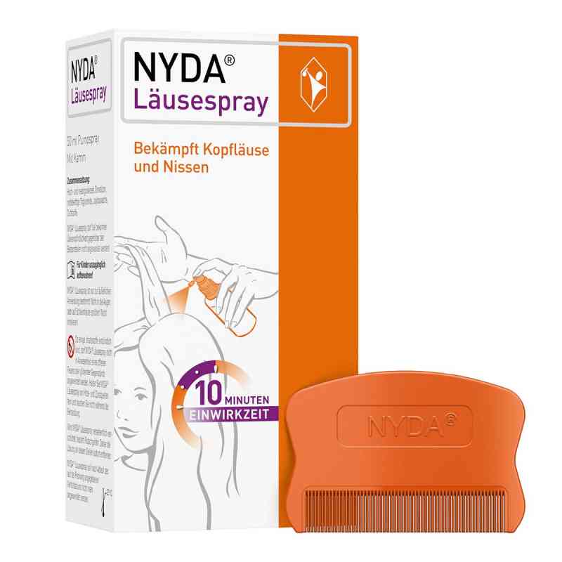 Nyda spray przeciw wszom i gnidom + grzebyk 50 ml od G. Pohl-Boskamp GmbH & Co. KG PZN 15995342