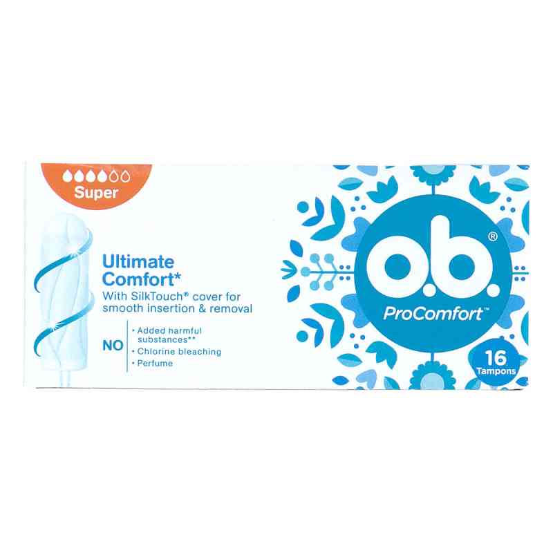Ob ProComfort Tampony higieniczne super 16  od JOHNSON & JOHNSON POLAND SP. Z O.O. PZN 08305251