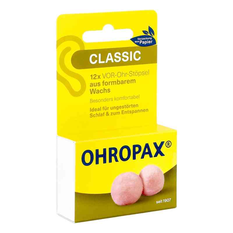 Ohropax Classic zatyczki do uszu z formowanego wosku 12 szt. od OHROPAX GmbH PZN 19412596