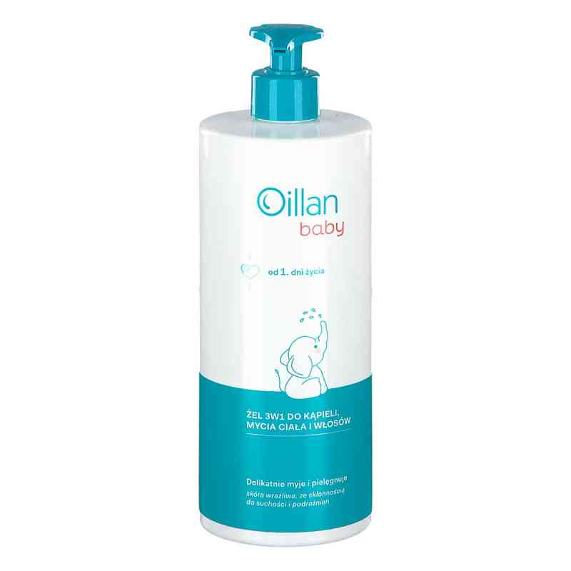 Oillan Baby Żel do kąpieli i mycia ciała i włosów 3w1 od 1. dnia 750 ml od OCEANIC SP. Z O.O.  PZN 08306150