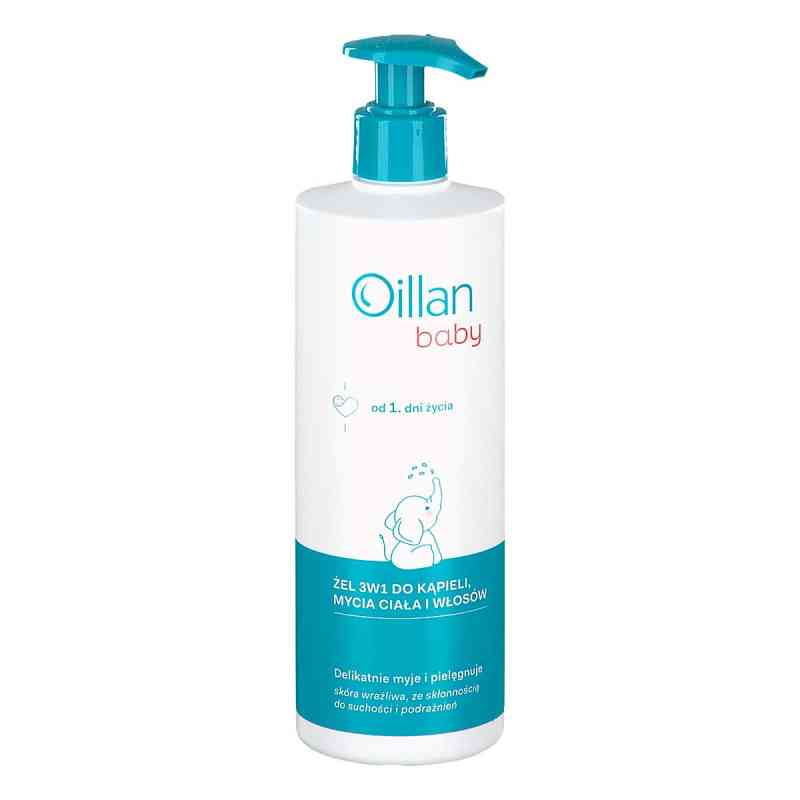 Oillan Baby Żel do mycia ciała i włosów 3w1 400 ml od OCEANIC S.A. PZN 08306139