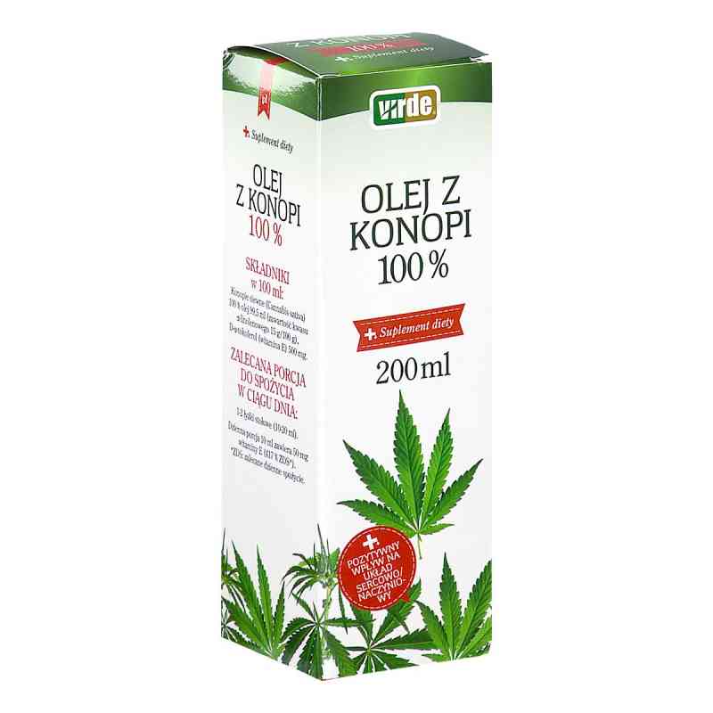 Olej Z Konopi 100% 200 ml od VIRDE PZN 08305475