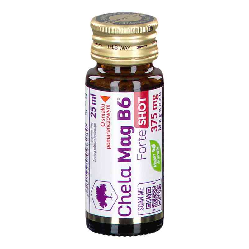 Olimp Chela-Mag B6 Forte Shot smak pomarańczowy 25 ml od OLIMP LABORATORIES PZN 08305707