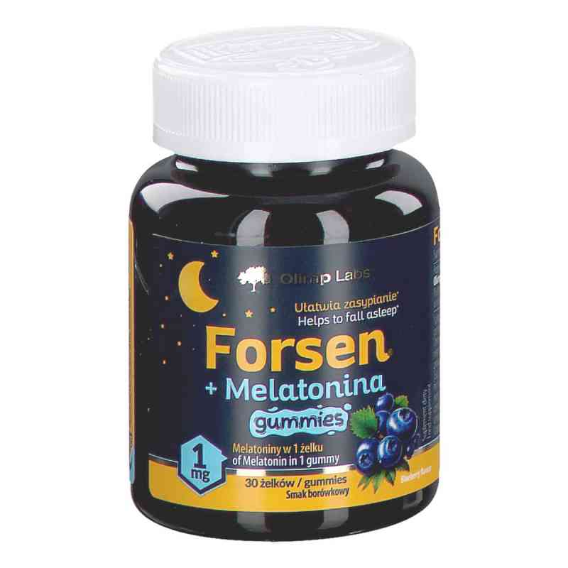 Olimp Forsen + Melatonina Gummies o smaku borówkowym 30  od OLIMP LABORATORIES PZN 08306036