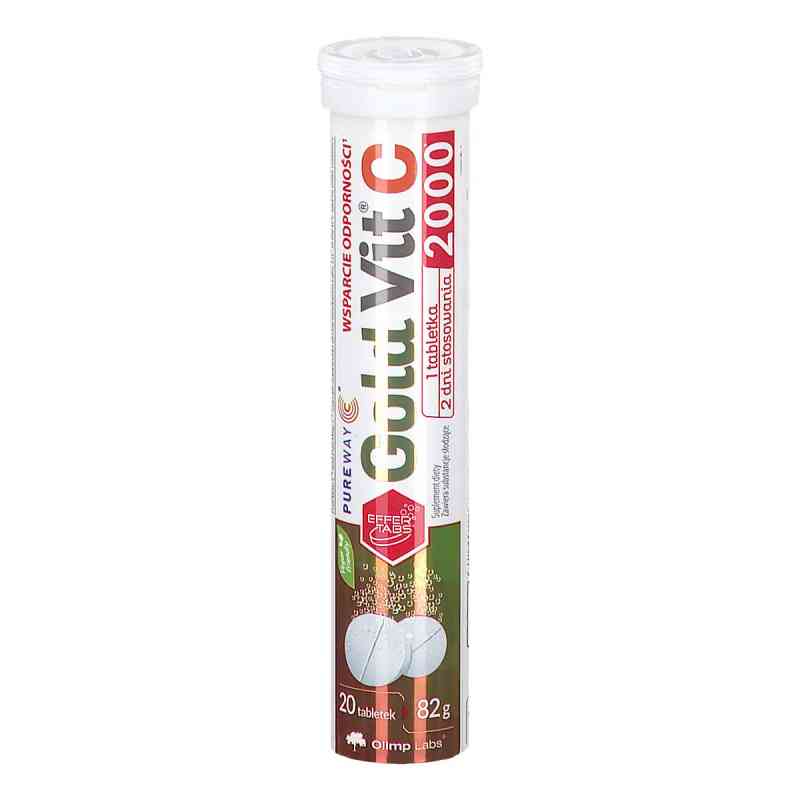 Olimp Gold-Vit C 2000 tabletki musujące o smaku cytrynowym 20  od OLIMP LABORATORIES PZN 08305373