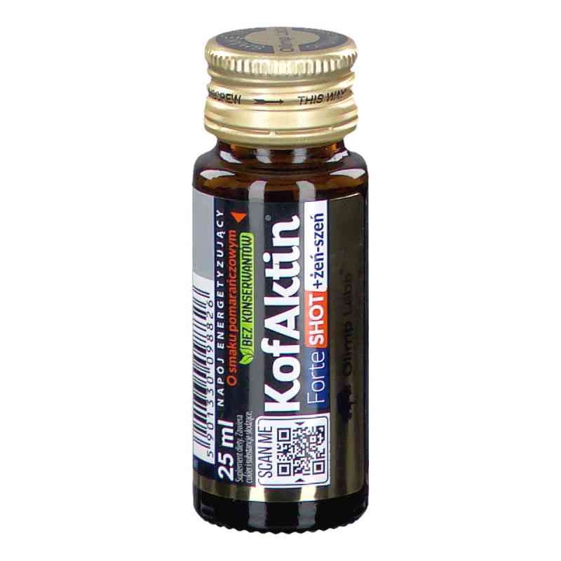 Olimp KofAktin Forte + Żeń-Szeń Shot o smaku pomarańczowym 25 ml od OLIMP LABORATORIES PZN 08305698