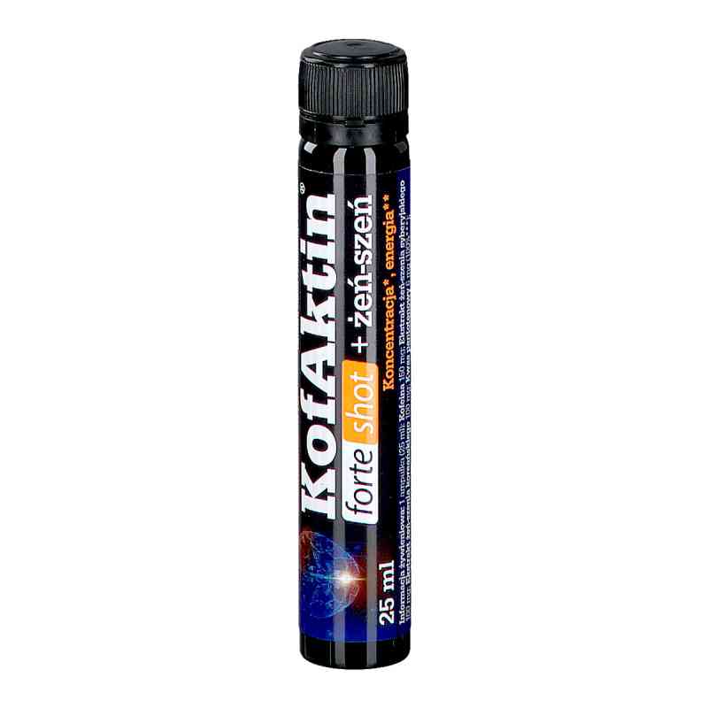 Olimp KofAktin forte shot+żeń-szeń, smak pomarańczowy 1  od OLIMP LABORATORIES PZN 08300912